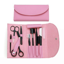 8 PCS/Set Eyebrow Trimming Beauty Tool(Pink)