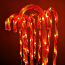 10 in 1 Christmas Cane Lights Holiday Indoor Garden Decoration Lights(UK Plug)