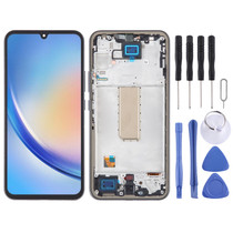 For Samsung Galaxy A34 SM-A346B Original LCD Screen Digitizer Full Assembly with Frame