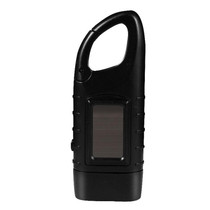 AOTU AT5503 Outdoor Solar Hand-Crank Power Emergency LED Flashlight(Black)
