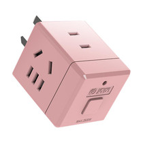 KYFEN USB Smart Mini Multi-function Fast Charging Socket(Pink)