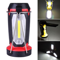 Multifunctional USB Charging Camping Lamp Outdoor Tent Portable Lamp Flashlight Table Lamp (Red)