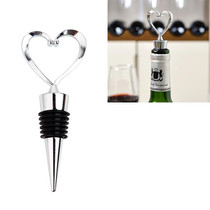 Creative Heart Design Wine Bottle Stopper(Silver)