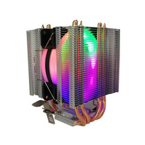 COOL STORM CT-4U-9cm Heat Pipe Dual-Tower CPU Radiator Copper Pipe 9 Cm Fan For Intel/AMD Platform Specification Aurora Single Fan 4 Line