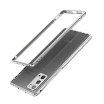 For Samsung Galaxy Note20 Aluminum Alloy Shockproof Protective Bumper Frame(Silver)