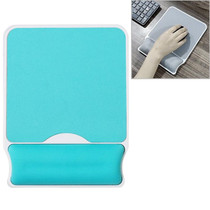 MONTIAN MF-03 Square Slow Rebound Memory Cotton Bracer Hard Bottom Mouse Pad(Sky Blue)