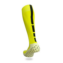 Thick Non-Slip High Knee Socks Breathable Comfortable Wear-Resistant Man Football Socks(Yellow)