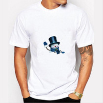 Print Pattern Short Sleeve T-Shirt for Men, Size: XL(620)