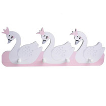 Creative Decorative Coat Hook Cartoon Animal Hanger Free Punching Coat Hook(Swan)