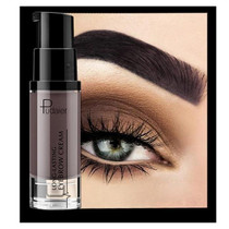 Pudaier Long-lasting Eyebrow Cream Natural Liuqid Eyebrow Gel Tattoo Makeup Eye Brow Tint Brows Pigment Black Eyebrow Enhancer(06#)