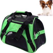 Portable Pet Backpack Dog Go Out Messenger Folding Bag Pet Supplies, Specification: Large(Green)