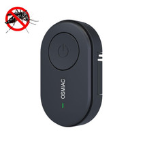 TS-07-08 Outdoor Portable Ultrasonic Children Mosquito Repellent Buckle(Black)