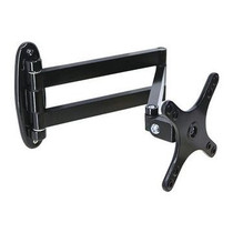 Computer LCD Monitor Wall Mounted Universal Swivel Bracket(Black)