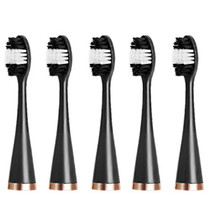 Electric Dental Scaler Accessories Replacement Head, Color: 5pcs Toothbrush Head Black