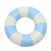 Thickened Outdoor Water Sports Children Swimming Ring, Outer Diameter: 80cm(Blue Grid)