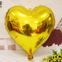 32 Inch Heart Shape Inflatable Foil Balloons Helium Balloon Birthday Party Wedding Decoration, Size: 75cm(Gold)