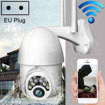 Q10 Outdoor Mobile Phone Remotely Rotate Wireless WiFi 10 Lights IR Night Vision HD Camera, Support Motion Detection Video / Alarm & Recording, EU Plug