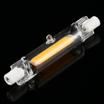 R7S 110V 3W 78mm COB LED Bulb Glass Tube Replacement Halogen Lamp Spot Light(3000K Warm Light)