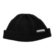 A21 Short Beanie Retro Hip Hop Knitted Cap, Size:One Size(Black)