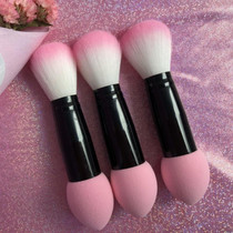 3 PCS Double-head Makeup Brush Powder Puff Loose Powder Makeup Tool