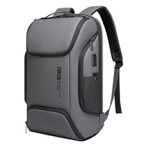 BANGE BG-7267 Men Shoulders Bag Business Waterproof Backpack(Gray)