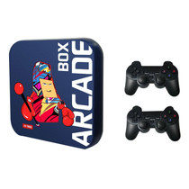 Arcade Box 256G Wireless Video Game Machine Box 4K HD Display For PS1/PSP/N64/DC, UK Plug