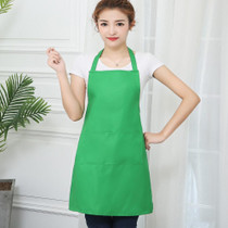 2 PCS 0058 Cafe Nail Shop Waterproof Apron Polyester Material Home Work Apron(Green)