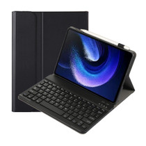 For Xiaomi Pad 6 / Pad 6 Pro A0N7 Lambskin Texture Ultra-thin Bluetooth Keyboard Leather Case(Black)