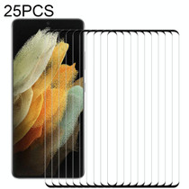 For Samsung Galaxy S21 Ultra 5G 25pcs 3D Curved Edge Full Screen Tempered Glass Film