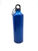 Aluminum Outdoor Sports Water Bottle Portable Mountaineering Bottle Riding Water Bottle, Capacity:600ml(Blue)