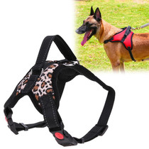 For Small Medium Large Dogs Pet Walking Chest Strap, Size:L(Leopard)