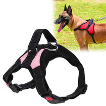 For Small Medium Large Dogs Pet Walking Chest Strap, Size:L(Pink)