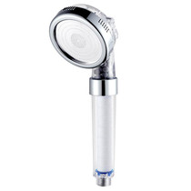 Water Filter Shower Head Home PP Cotton Filter Booster Handheld Lotus Flush, Color: Transparent