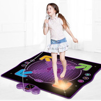 Bluetooth Electronic Dance Mat Children Music Dance Pad, Spec: Basic with Microphone