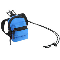 Mini Neck Coin Small Backpack Mens And Ladies Shoulder Crossbody Coin Hanging Bag(Blue)