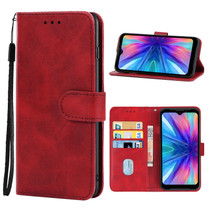 For Doogee S96GT Leather Phone Case(Red)