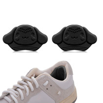 1pair Heel Pads Shoes Sticker for Children Anti Abrasion Heel Drop Prevention, Spec: Black 6mm