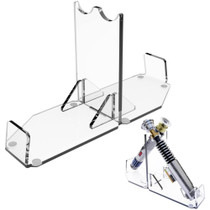 YX060 Lightsaber Stand Acrylic Light Saber Display Holder Black(Transparent)