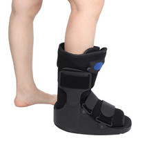 Short Orthopedic Walking Boot Ankle Fracture Fixation Brace With Gas Bag, Size: XL 45-48