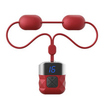 Mini Hanging Neck EMS Pulse Cervical Massager Shoulder and Neck Physiotherapy Instrument(Red)