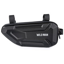 WILD MAN XT4 1.2L EVA Hard Shell Bicycle Triangle Bag Electric Vehicle Side Bag(Twill Pattern)