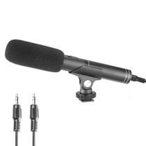 YELANGU YLG1401A Double Back Pole Professional Condenser Shotgun Microphone for DSLR & DV Camcorder(Black)