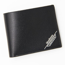 MenBense Men Wallet Casual Coin Purse Large Capacity Money Clip, Style: 555-1 (Black)