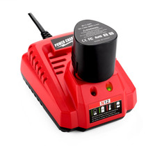 N12 For Milwaukee 10.8/12V Electric Tool Lithium Battery Fast Charger, Plug: UK