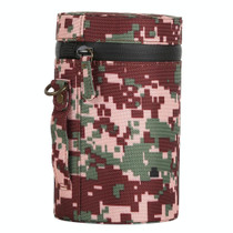 Camouflage Color Large Lens Case Zippered Cloth Pouch Box for DSLR Camera Lens, Size: 16x10x10cm (Brown)