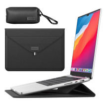 For 13/14 inch Envelope Holder Laptop Sleeve Bag with Accessories Bag(Black)