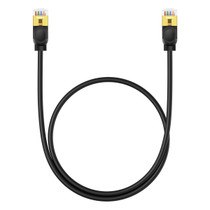 Baseus PCWL-A105 High Speed CAT7 10Gigabit Ethernet Slender Cable, Length:0.5m(Black)