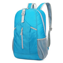 HAWEEL Hiking Portable Foldable Backpack Large Capacity Shoulders Bag (Blue)
