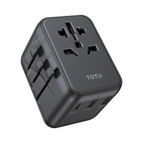 TOTU 635DQ PD 20W Universal Travel Fast Charger Power Adapter(Black)