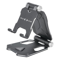 G55 Adjustable Bracket Large Size Folding Desktop Mobile Phone Holder(Titanium Grey)